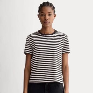 Everlane Striped Black and White Women's Top Sz S